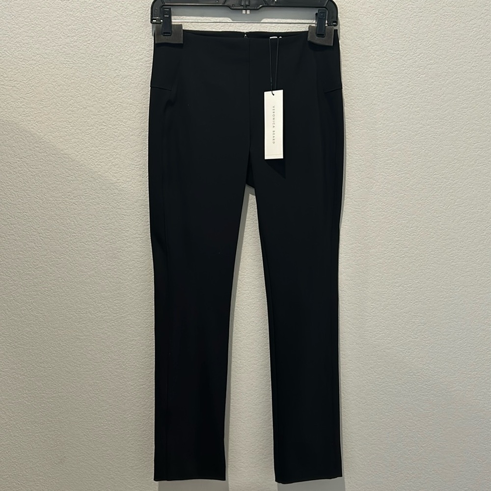 VERONICA BEARD WOMENS ZIP BACK SCUBA PANT